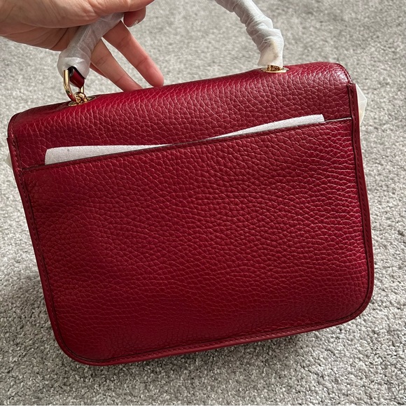 Michael Kors cooper satchel bag NWT cherry red or black - Picture 10 of 15